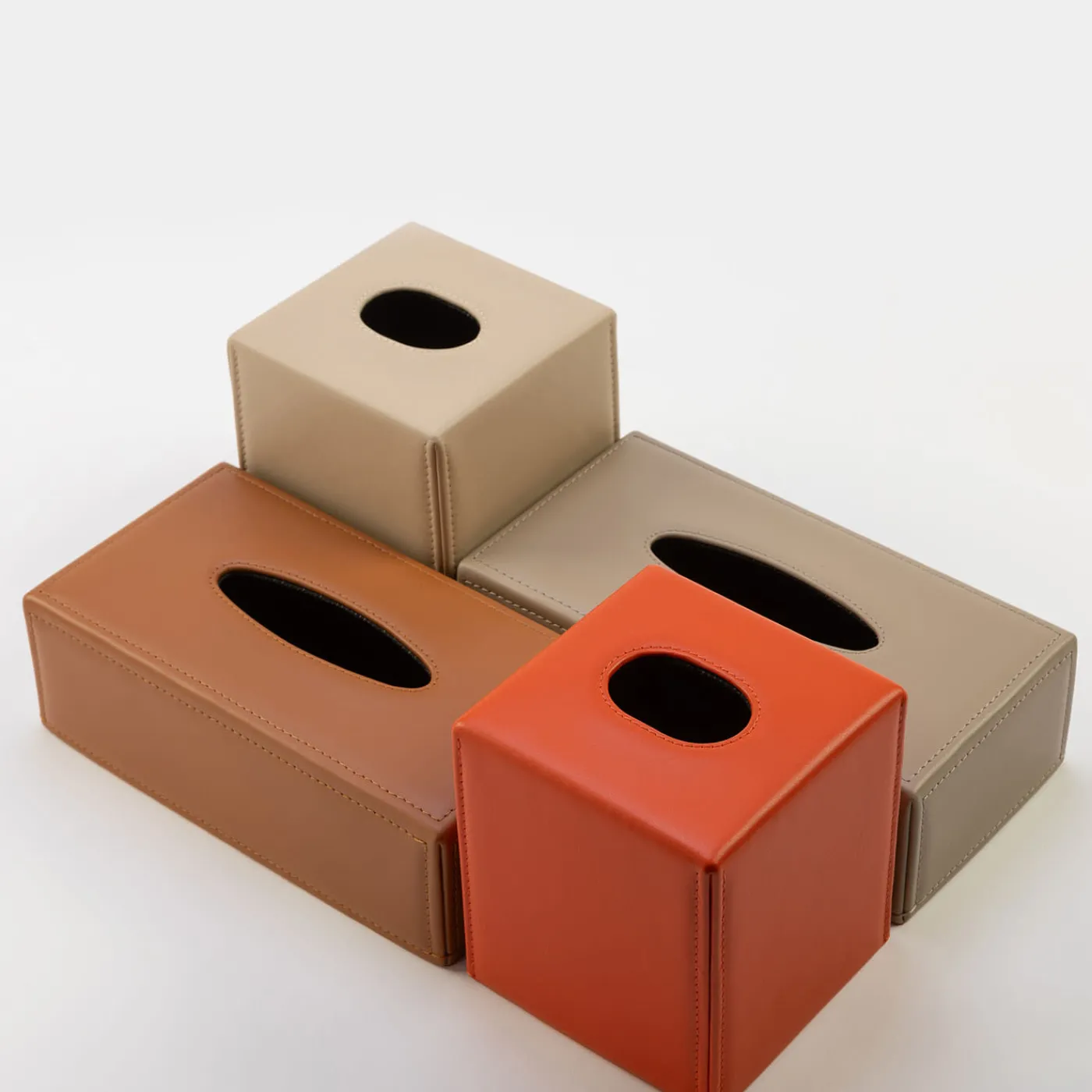 Foglizzo 1921 Daisy Seta Beige Scatola rettangolare per fazzoletti di carta> Arredo Bagno