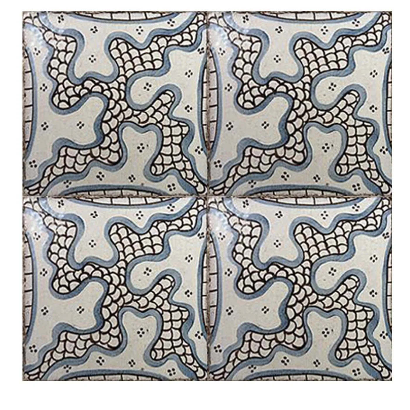 Studio Le Nid Decori Modulari Set di 4 piastrelle #19> Piastrelle E Pavimenti