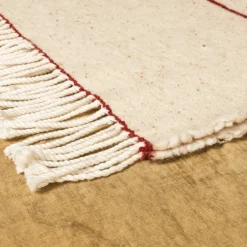 The House of Lyria Dimensioni Coperta beige con frange><noscript><img width=