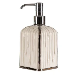 Villari DISPENSER DI SAPONE IN BAMBÙ - BIANCO> Arredo Bagno