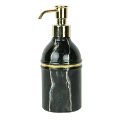 Griffe Montenapoleone by Vetrerie di Empoli Dispenser in vetro ispirato al marmo Portoro> Arredo Bagno