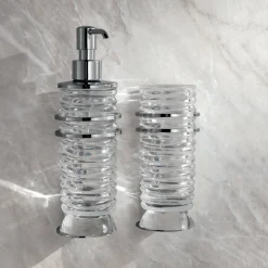 Il Paralume Marina Dispenser per sapone con motivo a onda> Arredo Bagno