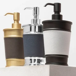 Giobagnara Dispenser per sapone Manhattan bianco e nero> Arredo Bagno