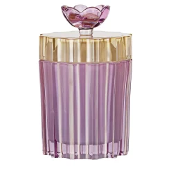 Creart Doge Rosa Scatola di vetro alta con coperchio> Scatole