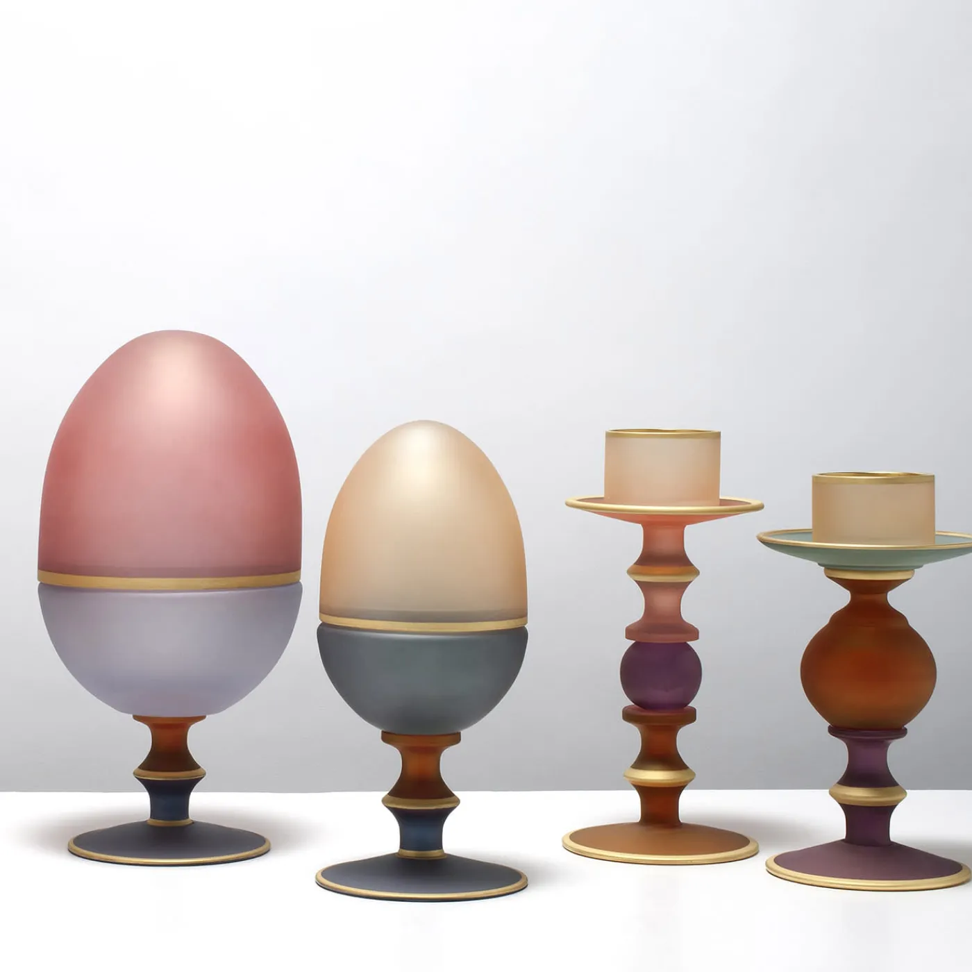 Griffe Montenapoleone by Vetrerie di Empoli Dolce Vita Contenitore medio per uova> Sculture Decorative