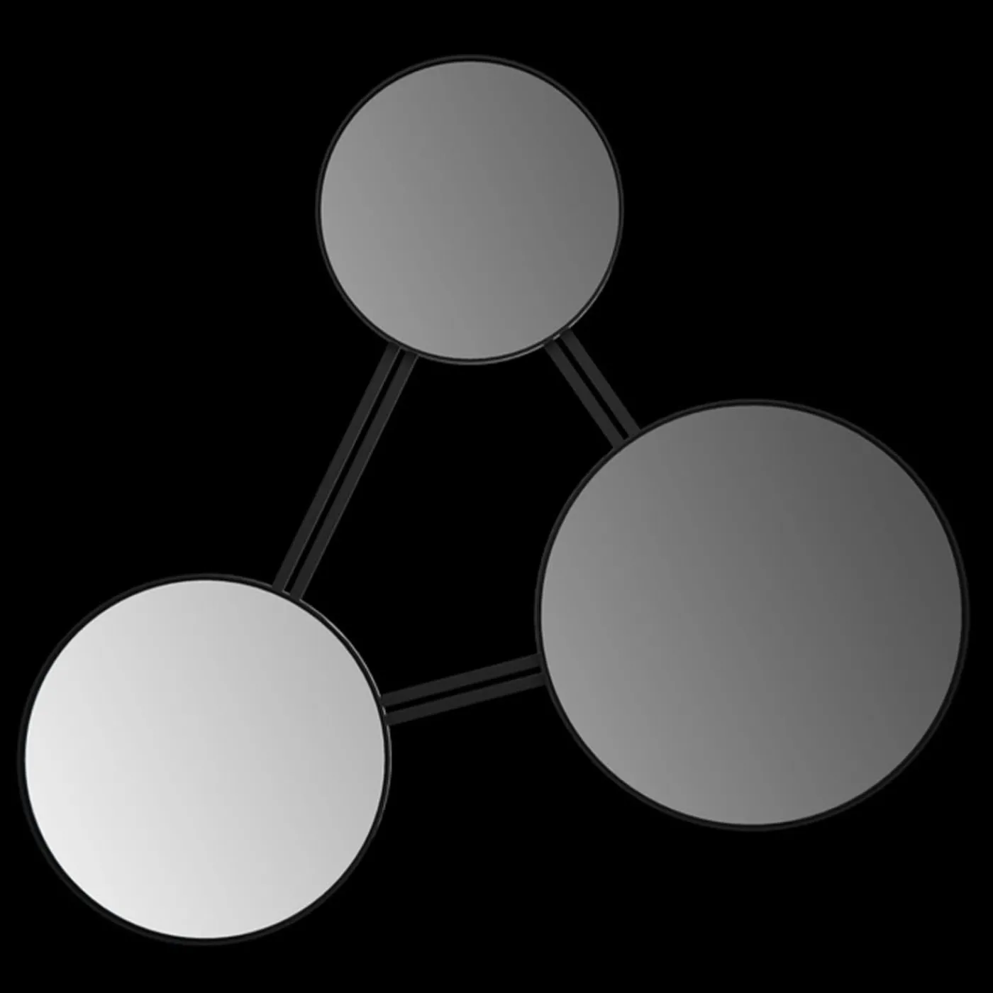 Edizioni Design ED032 Specchio da parete nero> Specchi Da Parete