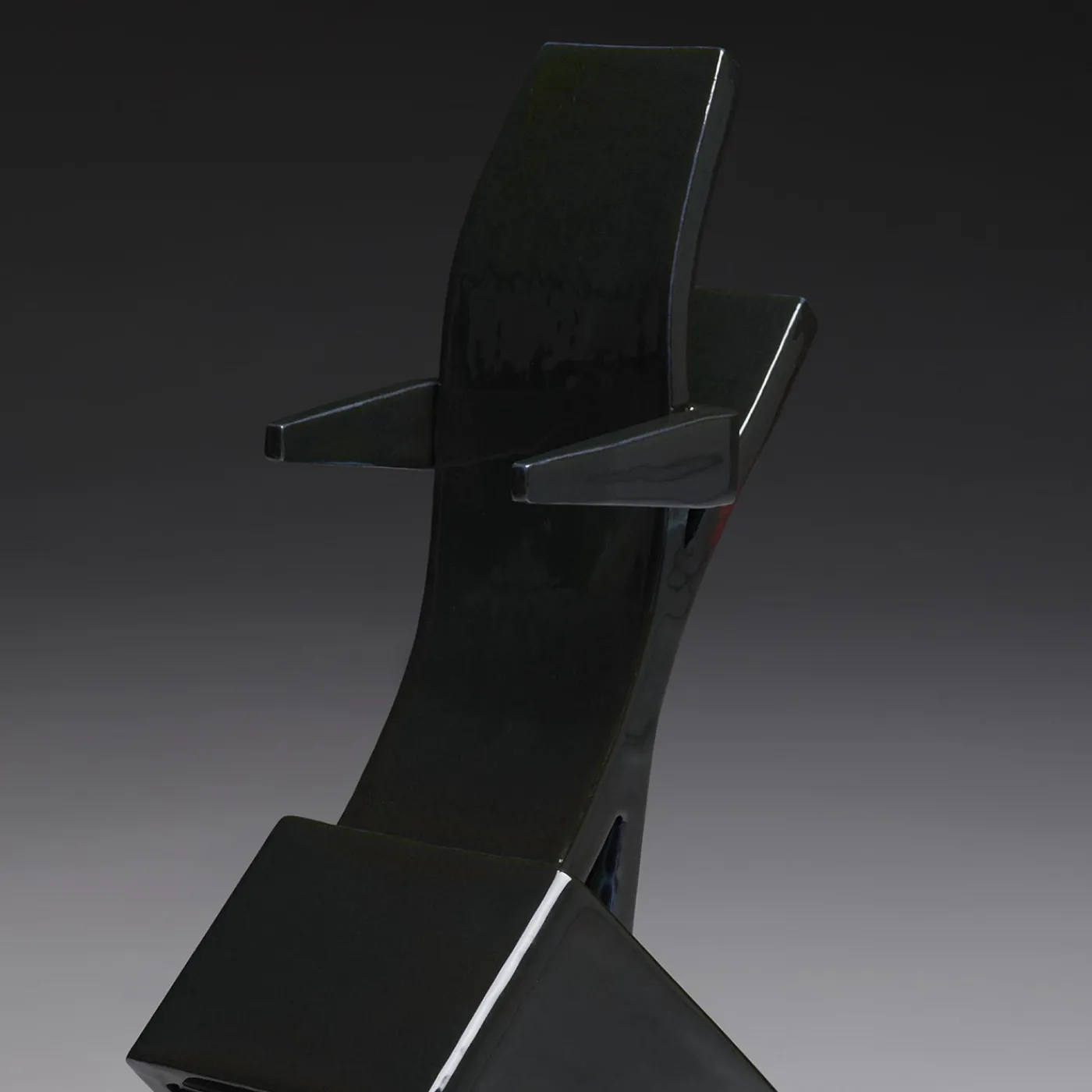 Mutina El Lobo Nero Oggetto Decorativo di Patricia Urquiola> Statuine