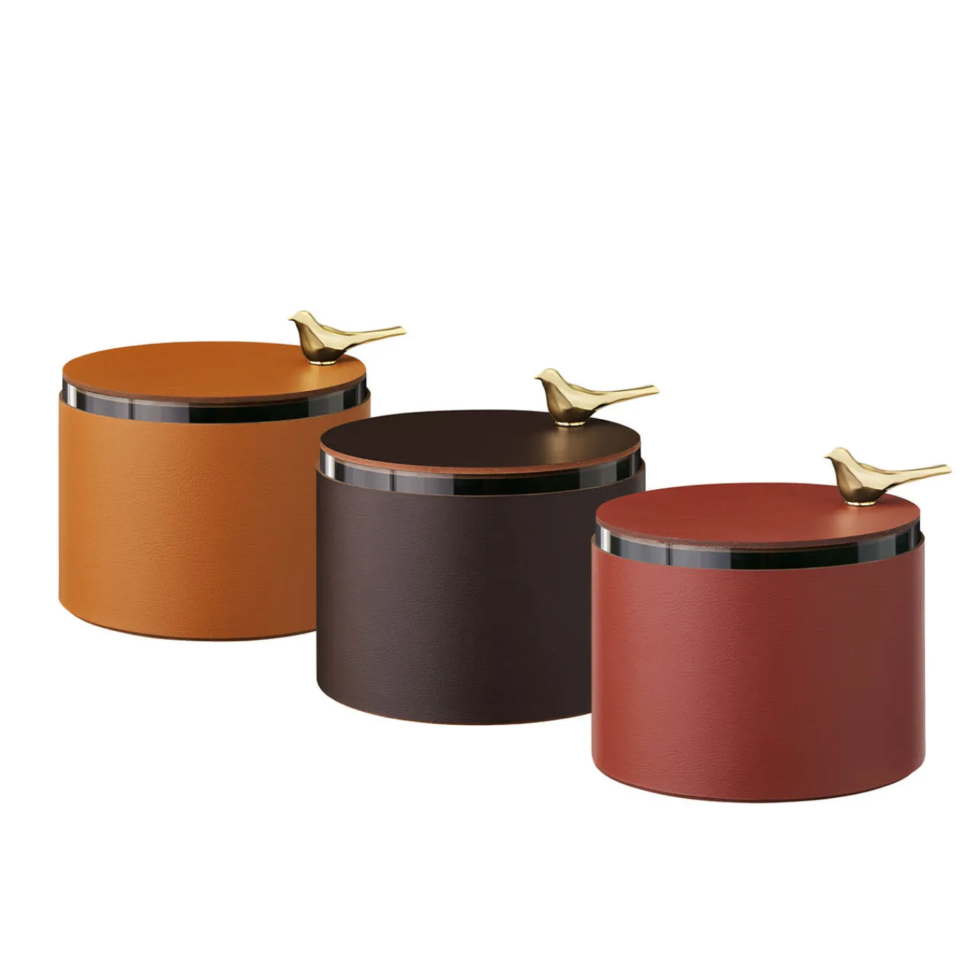 ADJ Style Elegante scatola in pelle color cioccolato> Scatole