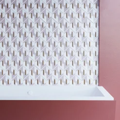 Bosa Enigma Ceramica Grigio Satinato Lucido Con Dettagli Rame Piastrella Di Elena Salmistraro> Piastrelle E Pavimenti