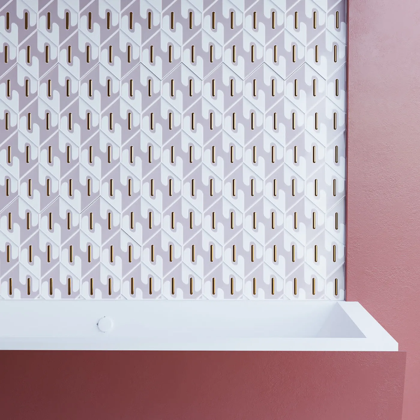 Bosa Enigma Ceramica Grigio Satinato Lucido Con Dettagli Rame Piastrella Di Elena Salmistraro> Piastrelle E Pavimenti