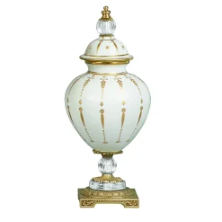 Le Porcellane Fascia Impero Grande Potiche> Vasi Con Coperchio