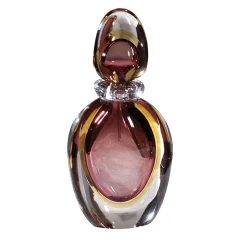 Fornace Mian Flatus Bottiglia media rosso fumo e ambra> Bottiglie Decorative