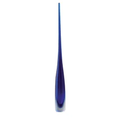 Fornace Mian Flute Oltremare Vaso blu> Bottiglie Decorative