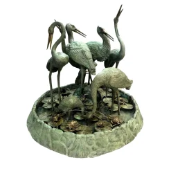 Fonderia Artistica Ruocco Fontana fenicotteri> Sculture Decorative