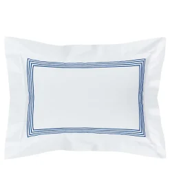 Verderoccia Four Generations Bianco e blu brillante US King Sham> Biancheria Da Letto