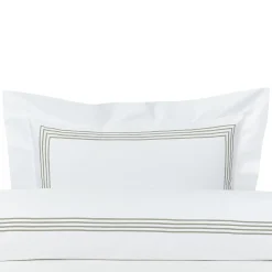 Verderoccia Four Generations, camicione bianco e grigio per il re degli Stati Uniti> Biancheria Da Letto