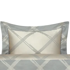 Verderoccia Four Generations Jacquard grigio US Standard Sham><noscript><img width=