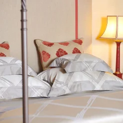 Verderoccia Four Generations Jacquard grigio US Standard Sham><noscript><img width=