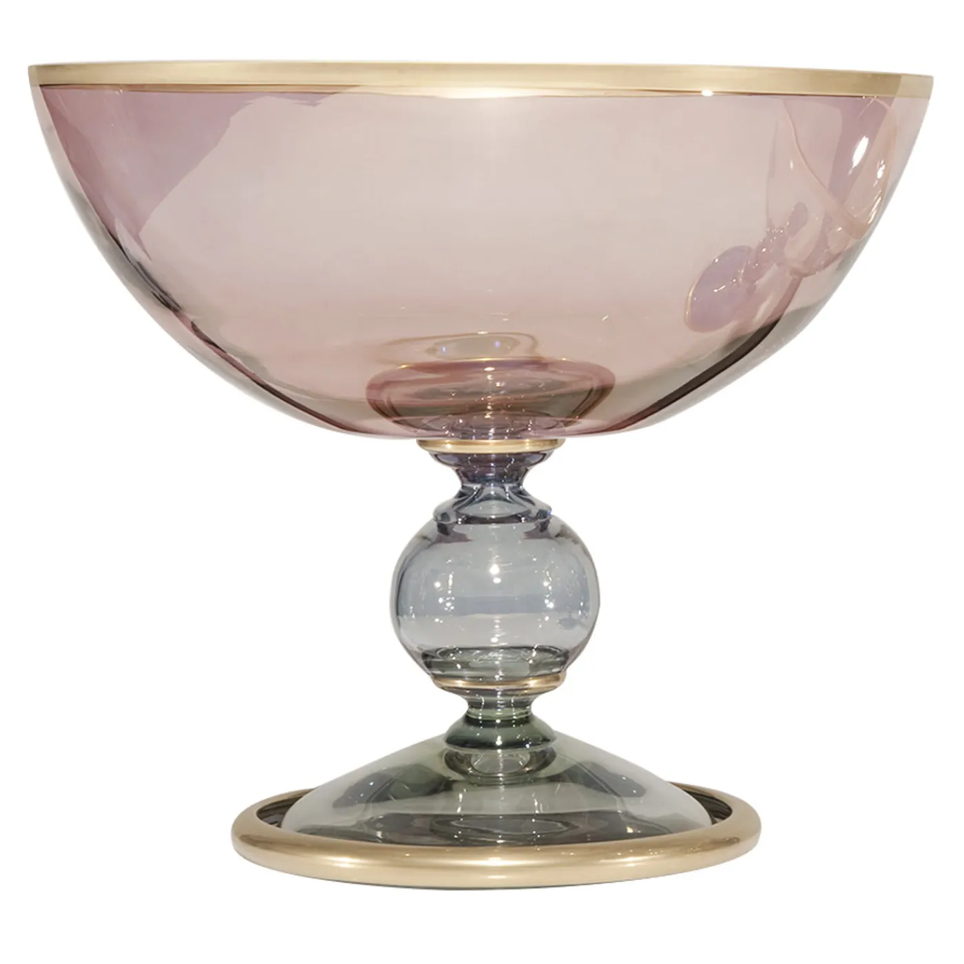 Griffe Montenapoleone by Vetrerie di Empoli Fruttiera grande Arlecchino> Centrotavola