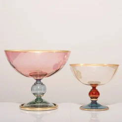 Griffe Montenapoleone by Vetrerie di Empoli Fruttiera grande Arlecchino> Centrotavola