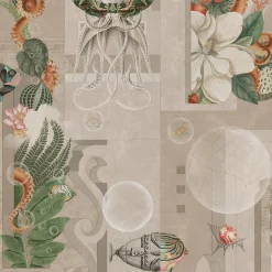 Devon&Devon Garden of Dreams Sepia Carta da parati> Carte Da Parati