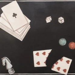 Bianco Bianchi Gioco Tavolo di intarsio in marmo> Pannelli Decorativi