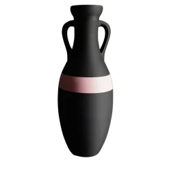 Pop Pot Giulio Cesare Anfora XL nera e rosa #2> Anfore