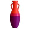 Pop Pot Giulio Cesare Anfora XL viola fucsia e arancio #1> Anfore