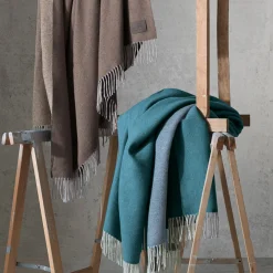 Somma 1867 Gold Plaid azzurro> Coperte