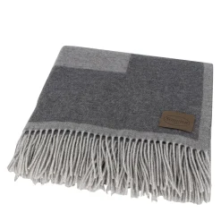 Somma 1867 Gold Plaid grigio Jacquard> Coperte