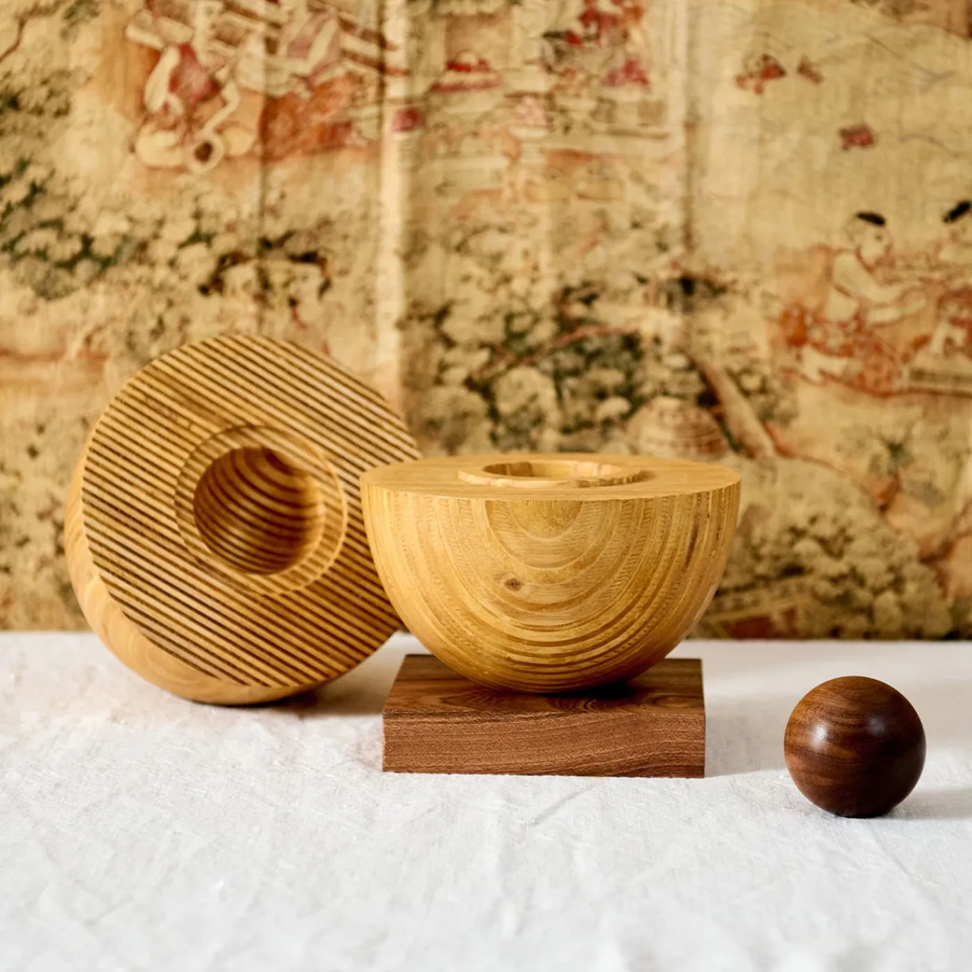 Emanuele Pantanella Design Grande oggetto decorativo in legno Uovo in edizione limitata #21> Sculture Decorative