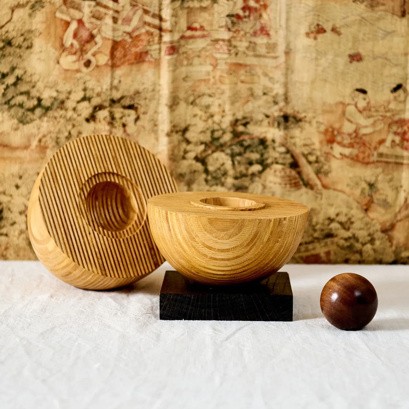 Emanuele Pantanella Design Grande Oggetto Decorativo in Legno a Edizione Limitata Uovo n.12> Sculture Decorative