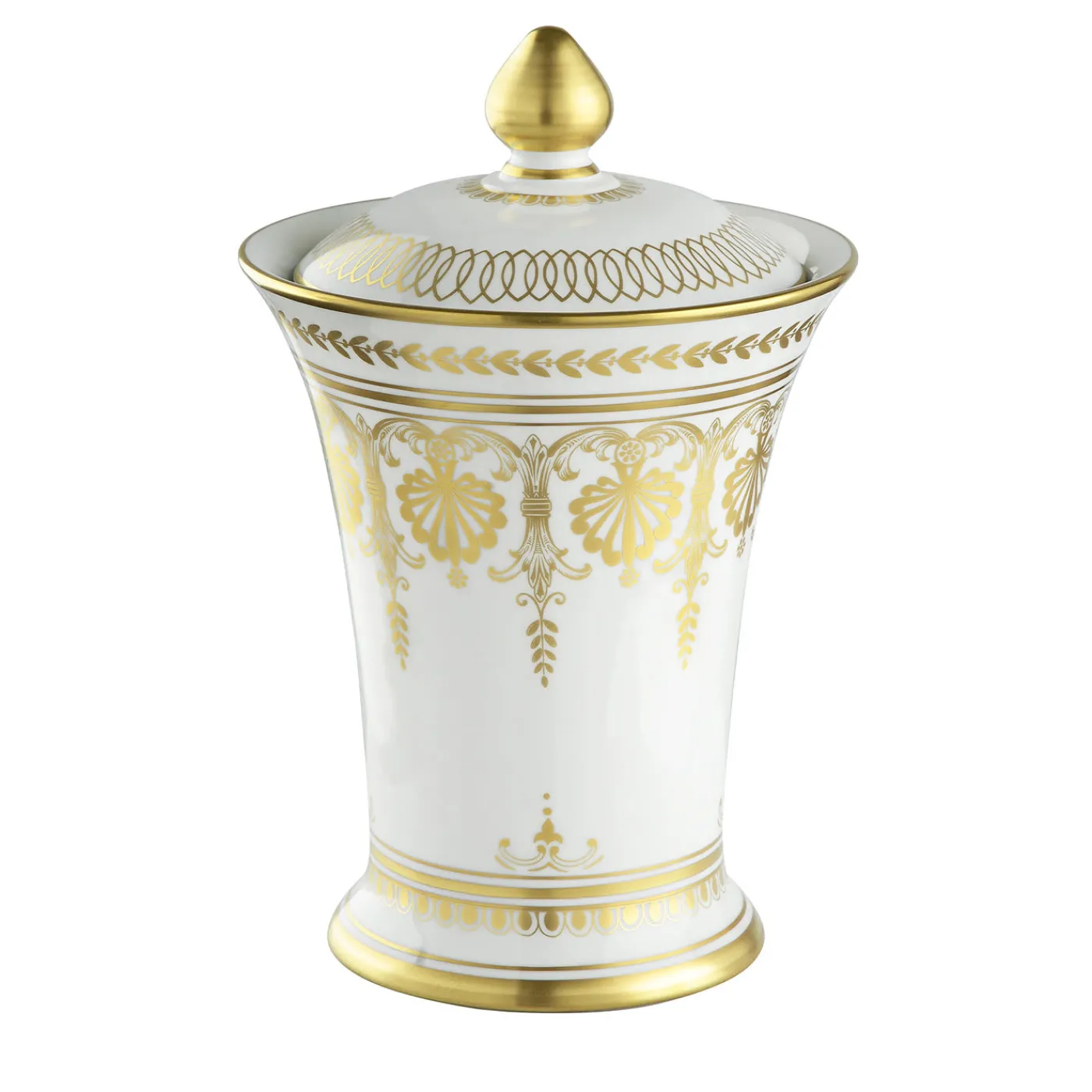 Le Porcellane Impero Oro Potiche> Vasi Con Coperchio