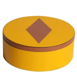 Luhdo Intarsio Briolette Mimosa Pekan Circle Box> Scatole