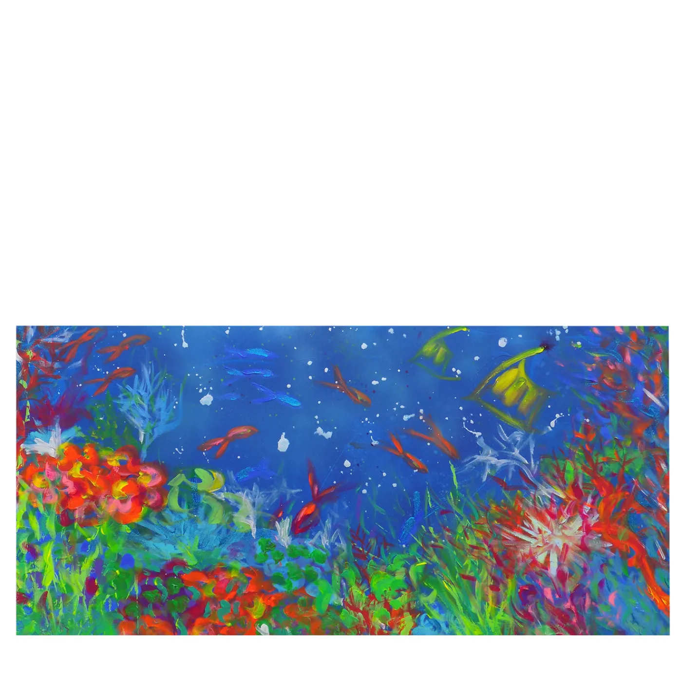 Elisabetta Milan La mia barriera corallina Pittura acrilica> Pannelli Decorativi