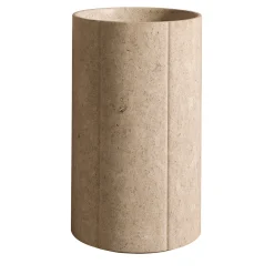 Luce Di Carrara Lavabo a Colonna in Marmo Beige Sartoriale di Federico Peri> Lavabi E Vasche Da Bagno