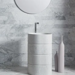 Monitillo 1980 Lavabo Trullo Bianco Carrara> Lavabi E Vasche Da Bagno