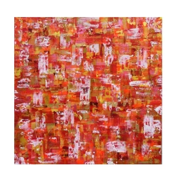 Elisabetta Milan Leggerezza dell'anima Pittura acrilica in rosso> Pannelli Decorativi