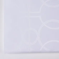 Rivolta Carmignani Lenzuolo matrimoniale Shangri-La Jacquard bianco> Biancheria Da Letto