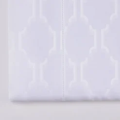 Rivolta Carmignani Lenzuolo matrimoniale Waldorf Damasco Bianco> Biancheria Da Letto