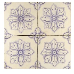 Studio Le Nid Lilla Saponaria Set di 4 piastrelle #9> Piastrelle E Pavimenti