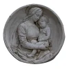 Galleria Romanelli Madonna con Bambino Tondo a basso rilievo> Sculture Da Parete