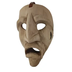 Lumeras Mamuthones Maschera grande #4 di Davide Dessolis> Sculture Da Parete