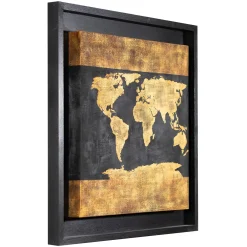 Stefano Gerini Mappamondo Arazzo d'oro> Pannelli Decorativi