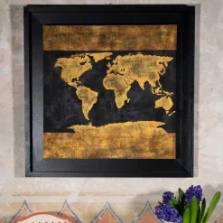 Stefano Gerini Mappamondo Arazzo d'oro><noscript><img width=