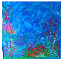 Elisabetta Milan Mare di Sardegna Pittura acrilica> Pannelli Decorativi