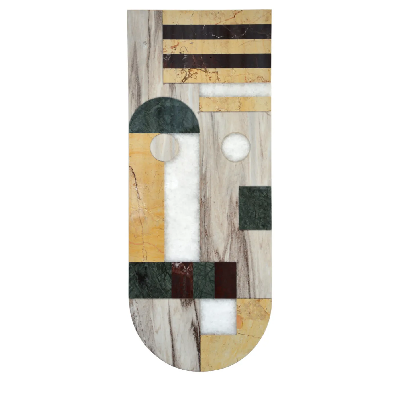 Marmobon Maschera tribale in marmo da parete #4> Sculture Da Parete