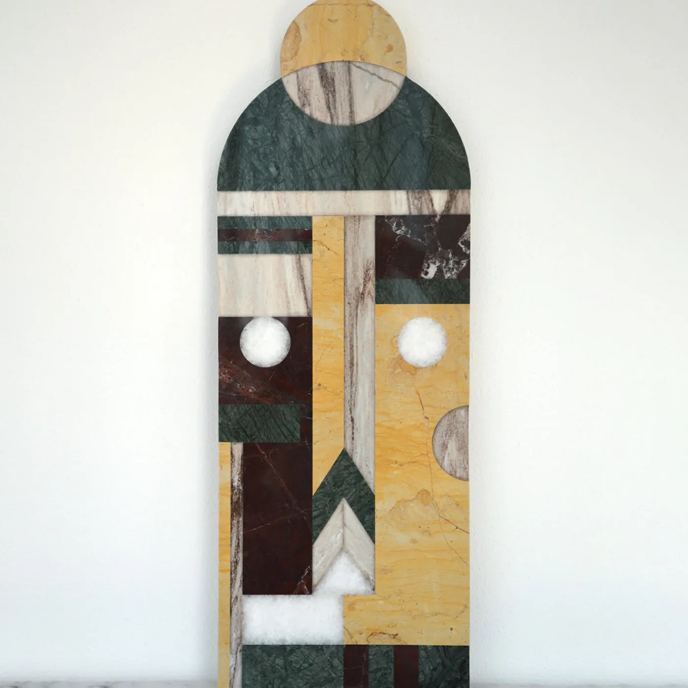 Marmobon Maschera tribale in marmo da parete #1> Pannelli Decorativi