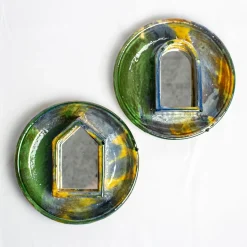 Signora Luna Meditazione Specchio #1> Piatti Decorativi