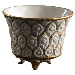 Cattin Porcellane Miele Piccolo Cachepot> Cachepot E Portavasi